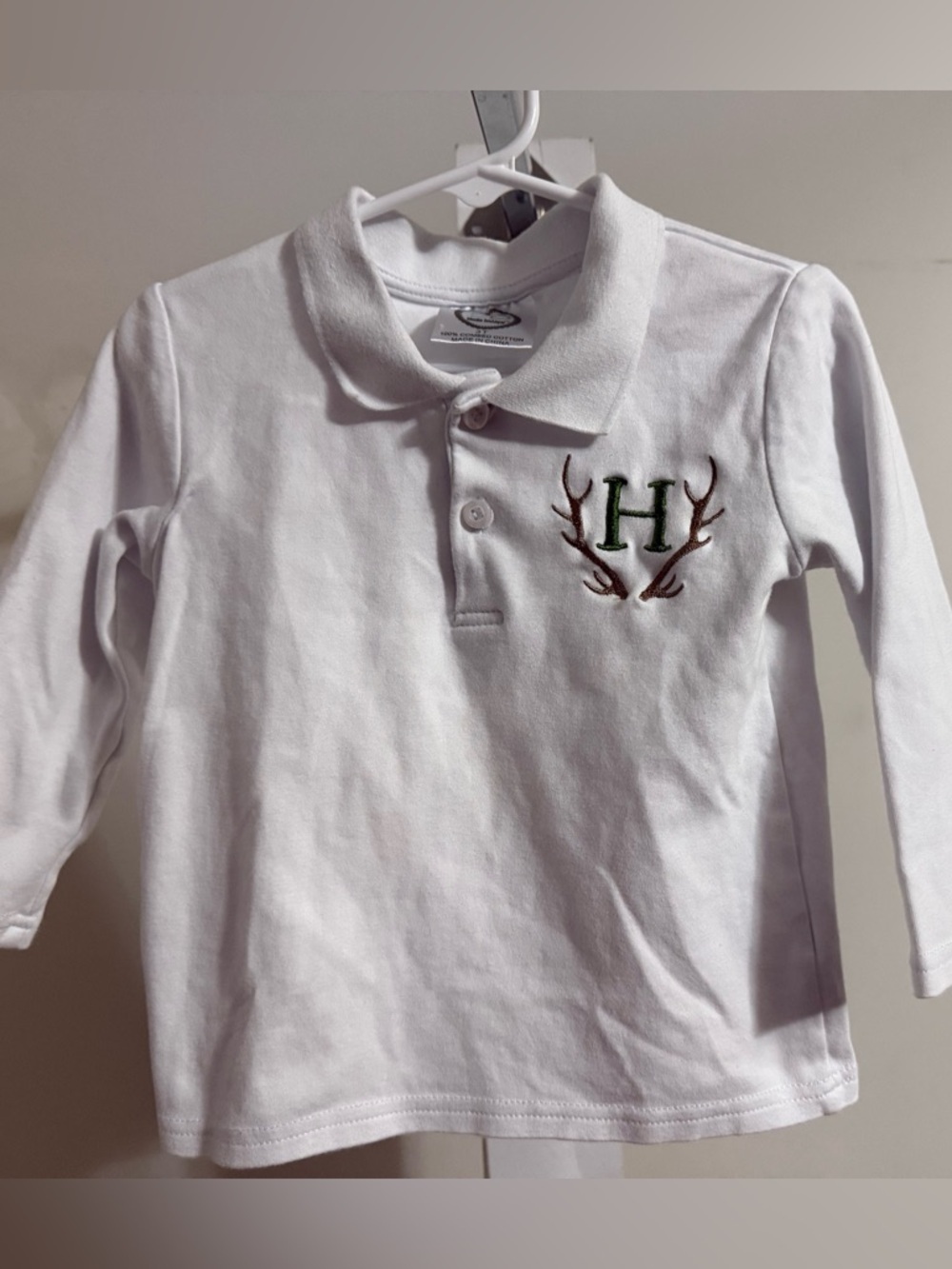 Boutique “H” Long Sleeve Polo Shirt
